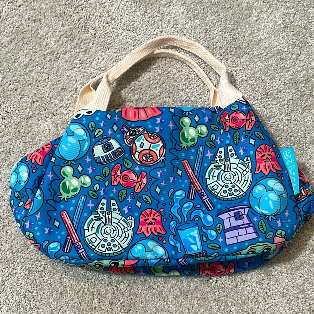 Disney Get it Creations Makeup Bag Star Wars BB8 R2D2 Grogu Batuu